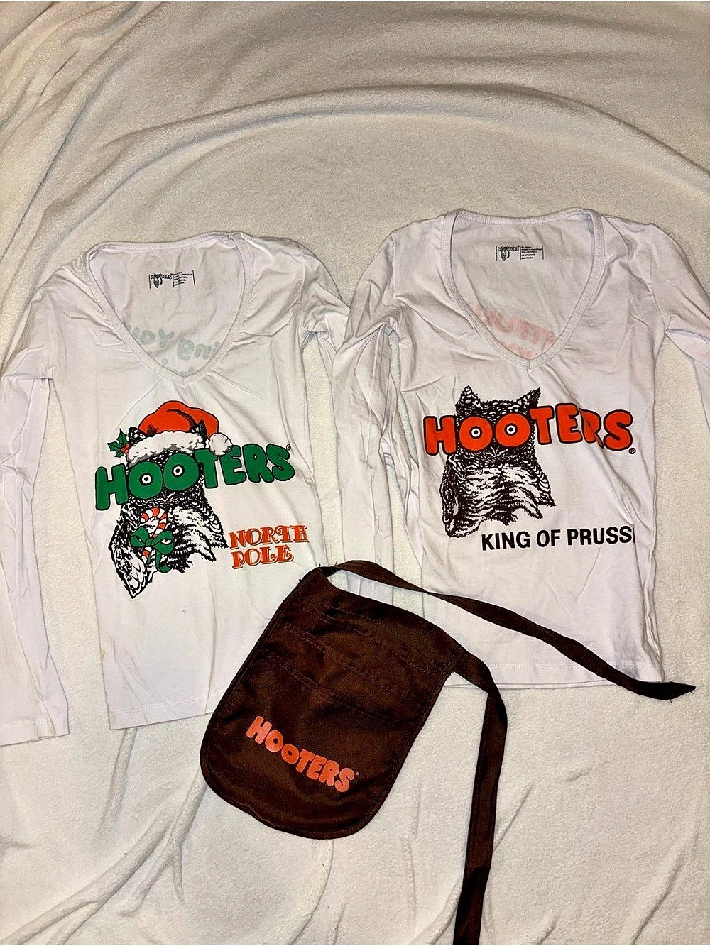 Hooters Official Uniform Long Sleeve Tops